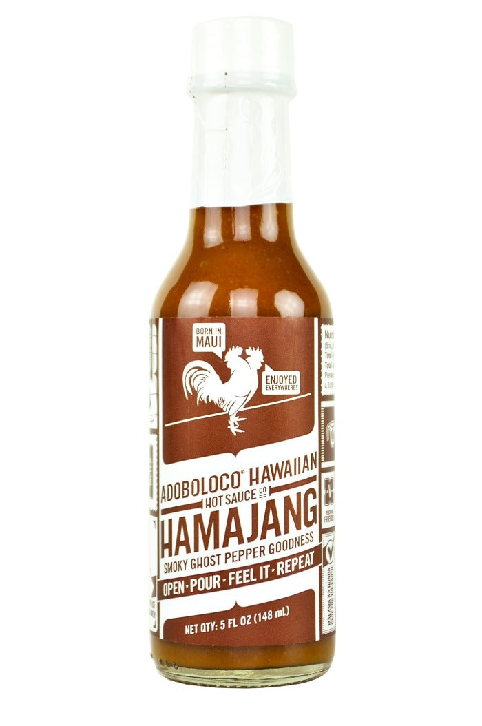 Hamajang Smoked Ghost Pepper Hot Sauce | Adoboloco X8