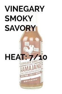 Hamajang Smoked Ghost Pepper Hot Sauce | Adoboloco X8