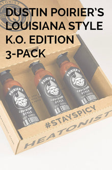Dustin Poirier Hot Sauce - KO Edition 3 Pack S5