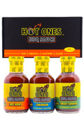 Hot Ones BBQ Trio Pack (Hot Honey / Caribbean / Smoked Serrano) D3