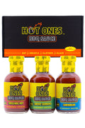 Hot Ones BBQ Trio Pack (Original / Smoked Serrano / Caribbean) R2