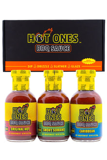 Hot Ones BBQ Trio Pack (Original / Smoked Serrano / Caribbean) R2