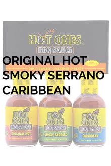 Hot Ones BBQ Trio Pack (Original / Smoked Serrano / Caribbean) R2