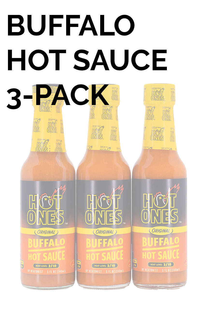 Buffalo Hot Sauce 3-Pack | Hot Ones Hot Sauce E3