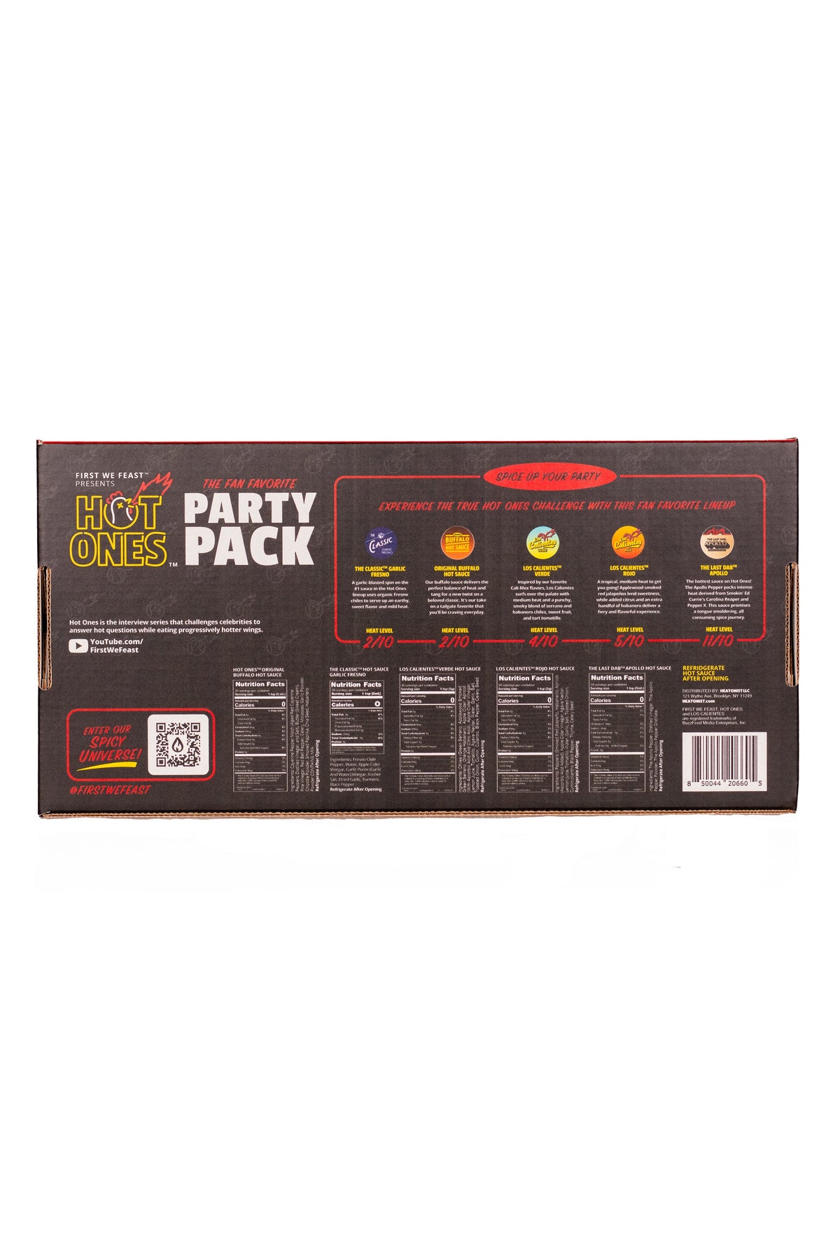Fan Favorite Party Pack | Hot Ones Hot Sauce Z8