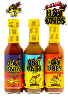 Los Calientes Trio Pack | Hot Ones Hot Sauce Z9