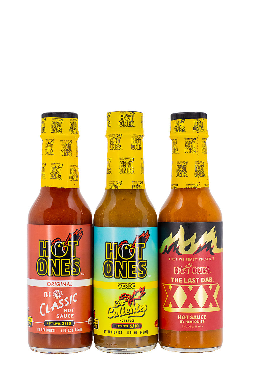 Hot Ones Trio Pack - Original | Hot Ones Hot Sauce J3