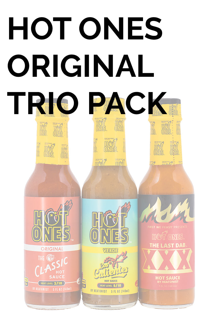 Hot Ones Trio Pack - Original | Hot Ones Hot Sauce J3