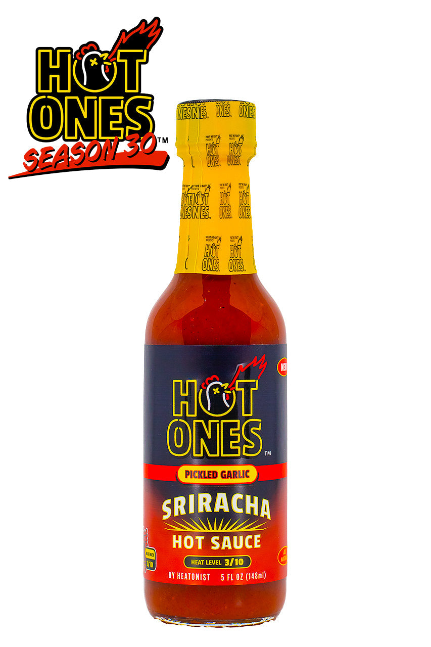 Pickled Garlic Sriracha | Hot Ones Hot Sauce V6