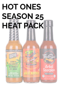 Hot Ones Hot Sauce Heat Pack - Season 25 P4
