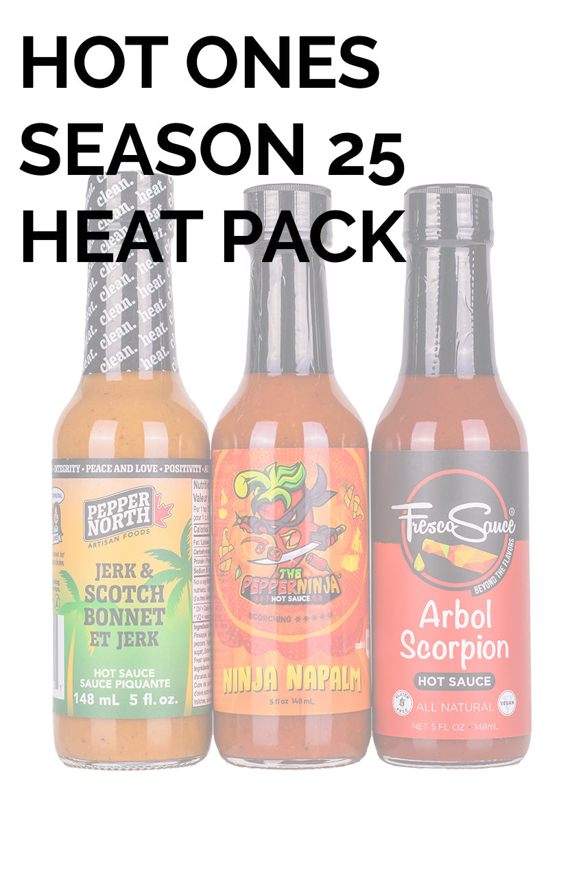 Hot Ones Hot Sauce Heat Pack - Season 25 P4