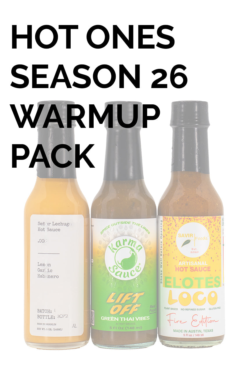 Hot Ones Hot Sauce Warmup Pack - Season 26 Q3