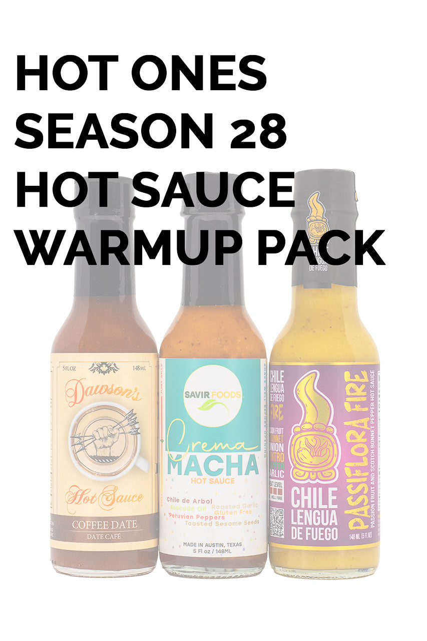 Hot Ones Hot Sauce Warm Up Pack - Season 28 E4