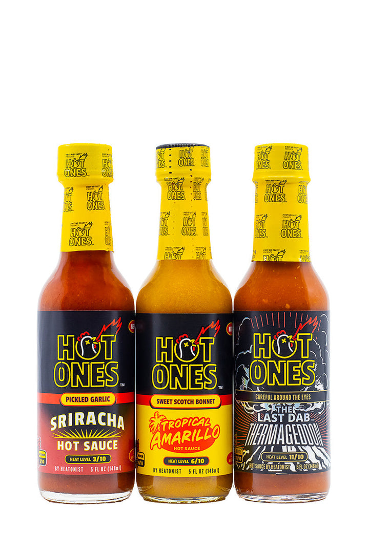 Hot Ones Hot Sauce Trio Pack - Season 29 F1
