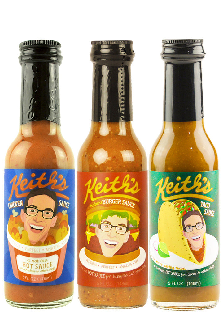 Keith's Hot Sauce Trio Pack N7