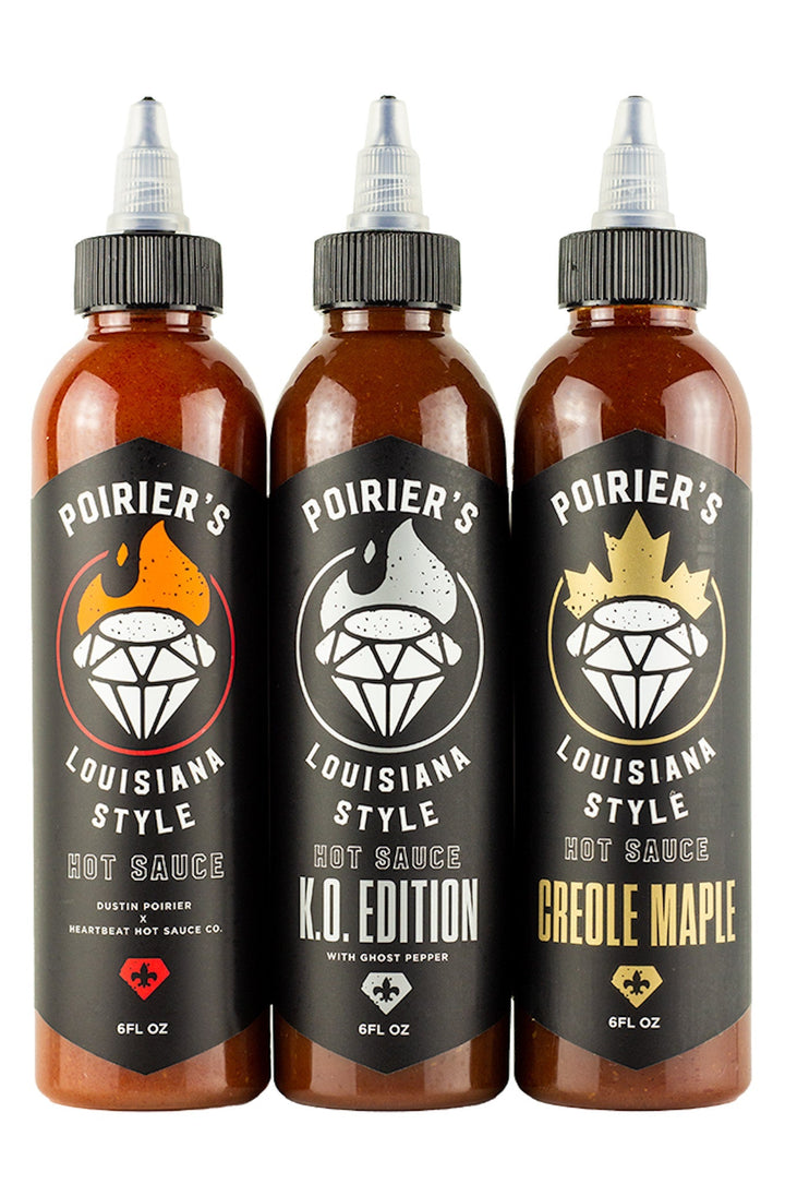 Poirier's Louisiana Style Hot Sauce Trio Pack | Dustin Poirier’s Louisiana Style F3